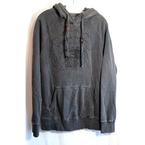 Deus Ex Machina Gray Long Sleeve Hoodie Size Medium EUC
